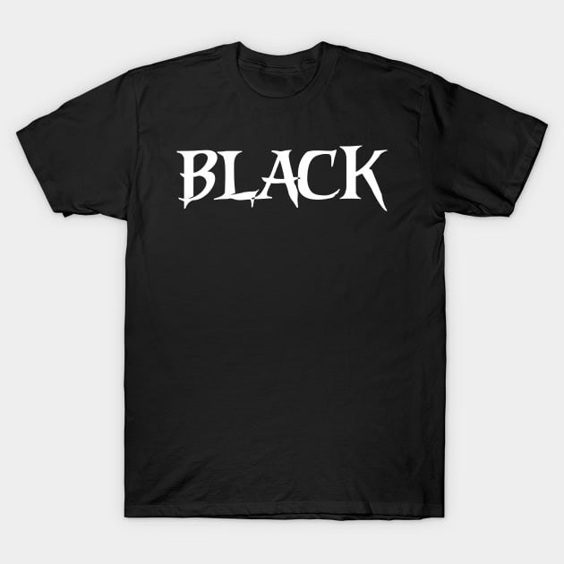 Black T-Shirt by Motivation sayings 